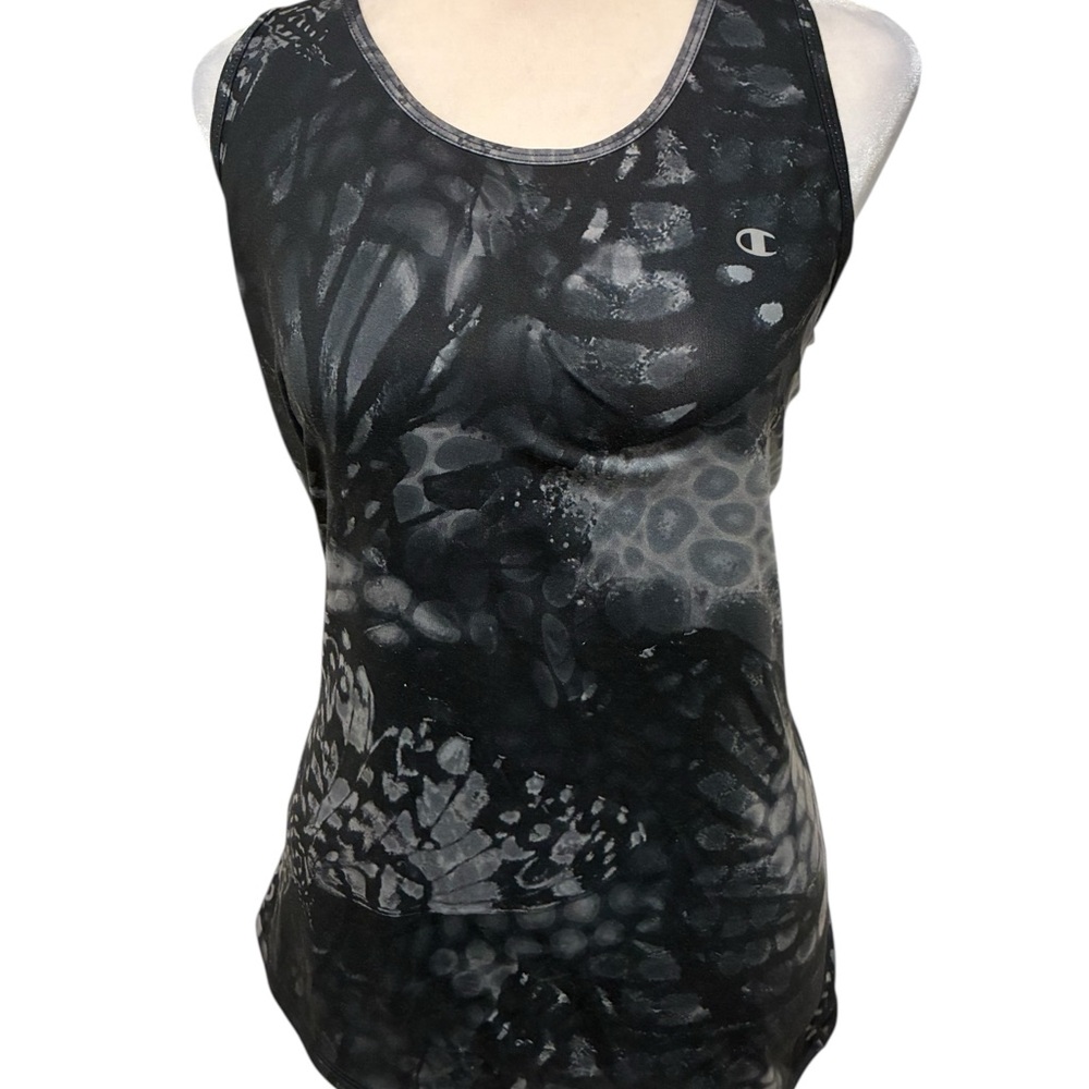 Champion Power Flex Women's Black and Gray Tank Top Excellent Condition Size L - Picture 2 of 7